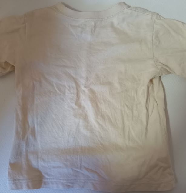 写真で見るロゴ入りTシャツの雰囲気